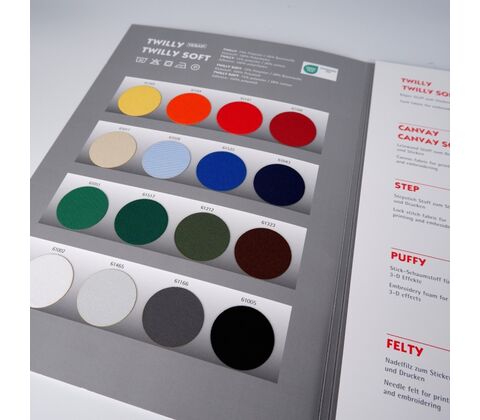 Effekt materiale farvekort