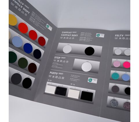 Effekt materiale farvekort