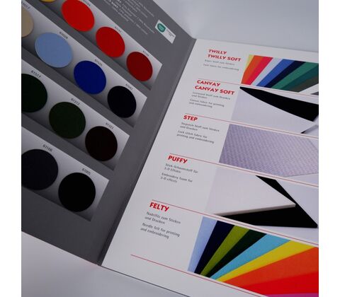 Effekt materiale farvekort