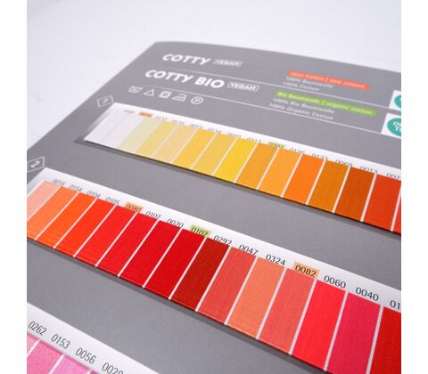 Cotty og Cotty Bio farvekort